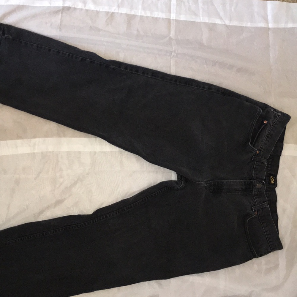 Lee black denim jean